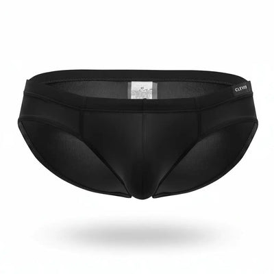 Navy blue briefs from Clever Moda with a smooth, form-fitting design for comfortable everyday wear.
