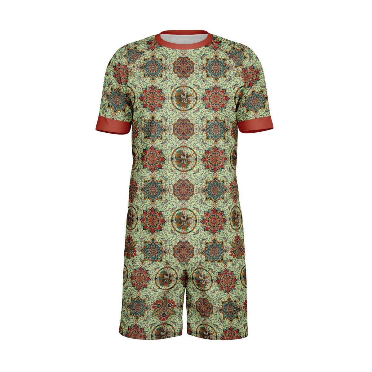Maris Equi Mosaic Print Shorts and Top Set For Men