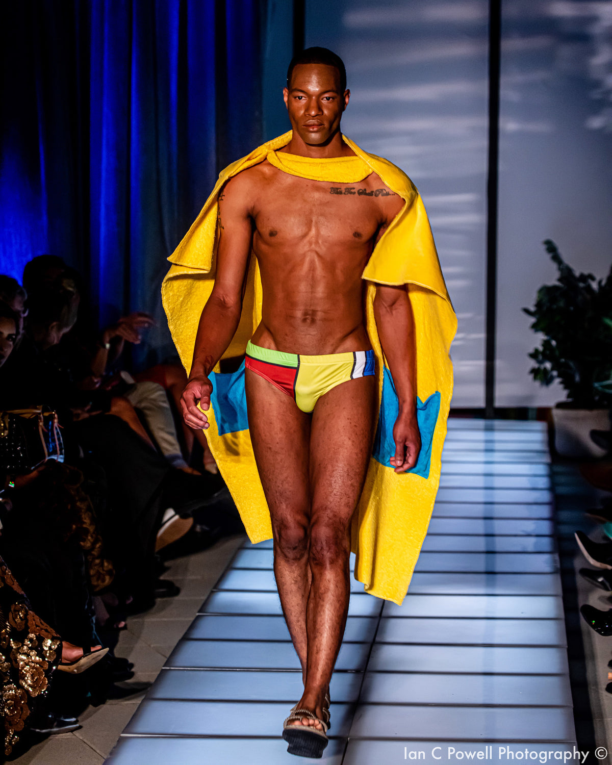 Maris Equi ModRian Men's Mondrian Inspired Swim Briefs