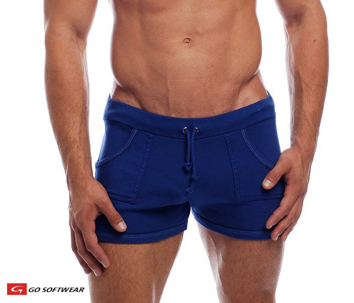 Go Softwear 4641 Men's 9" Sport Short w/Pockets - Cadet Blue
