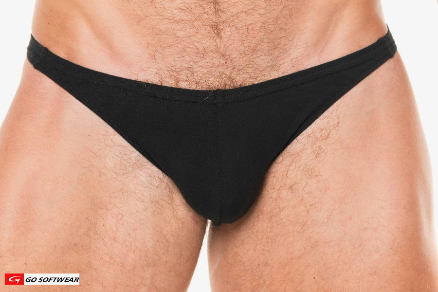 Go Softwear 2055 Men's T-back Thong - Black
