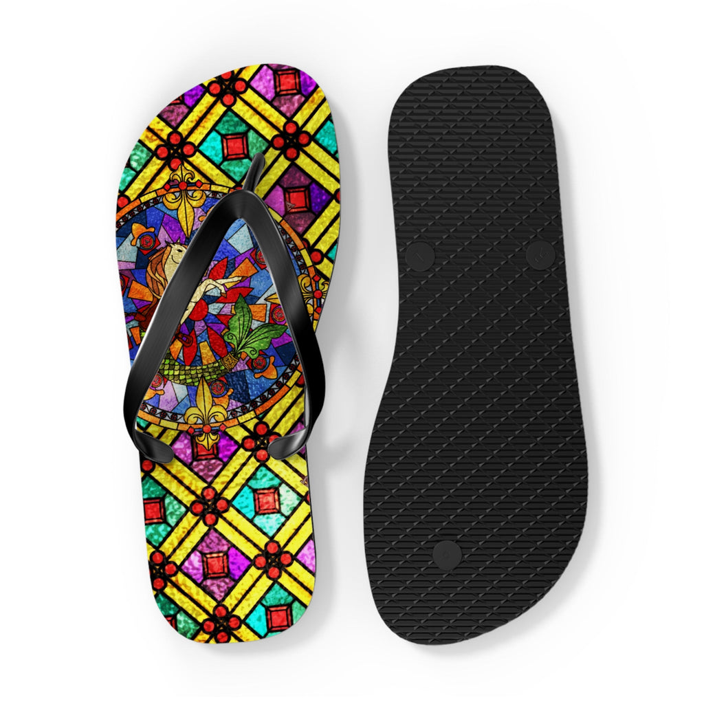 Maris Equi Men's Stained Glass Flip-Flops
