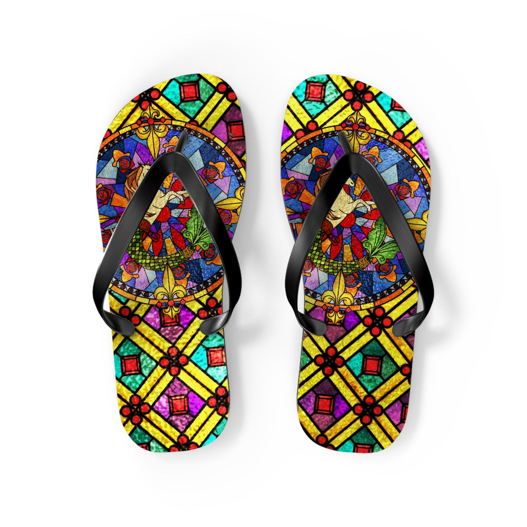 Maris Equi Men's Stained Glass Flip-Flops
