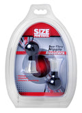 Adult toy clear and black see-through nipple enlarger pump with handle for size enhancement, stimulation, and sensitivity - SKU: AD409