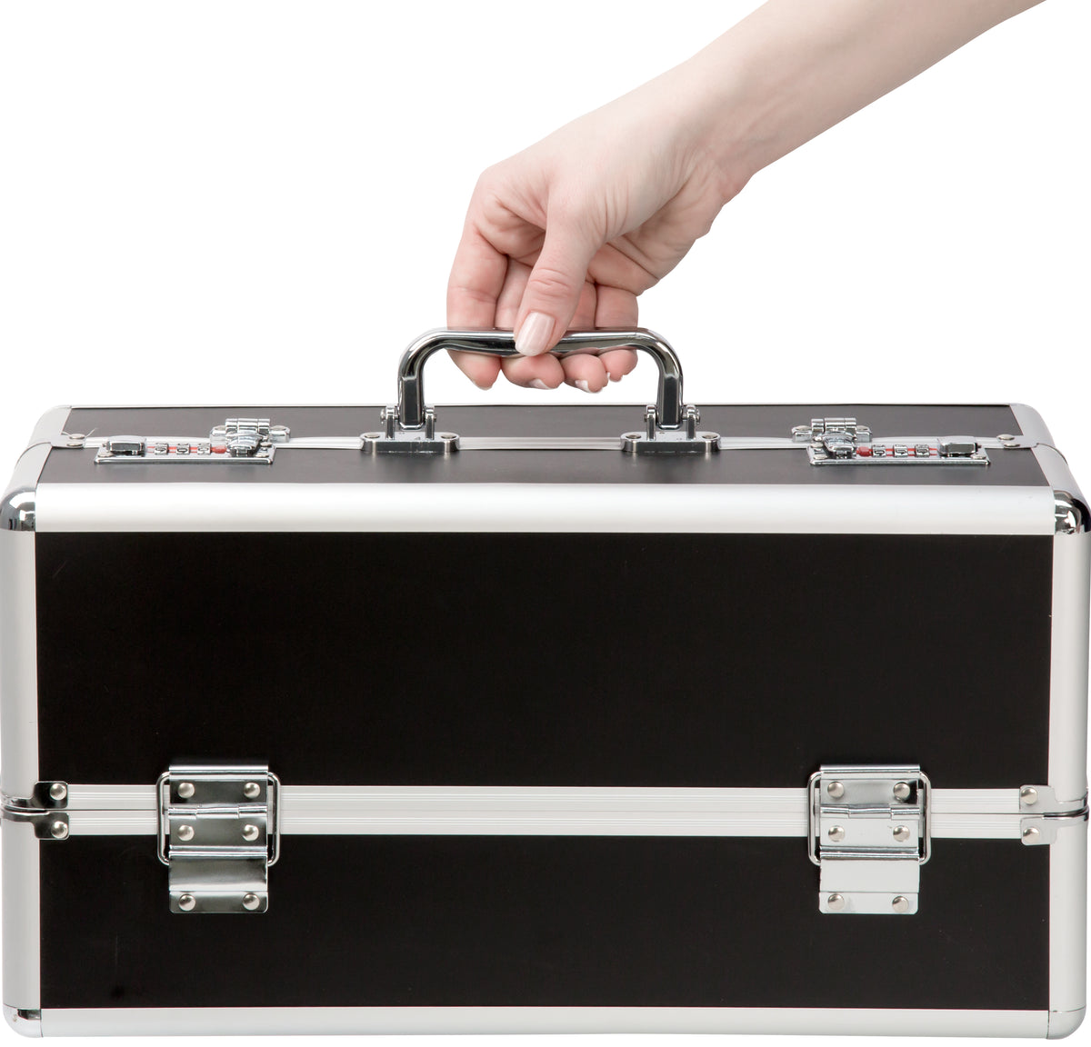 BMS Lockable Large Vibrator Case Black