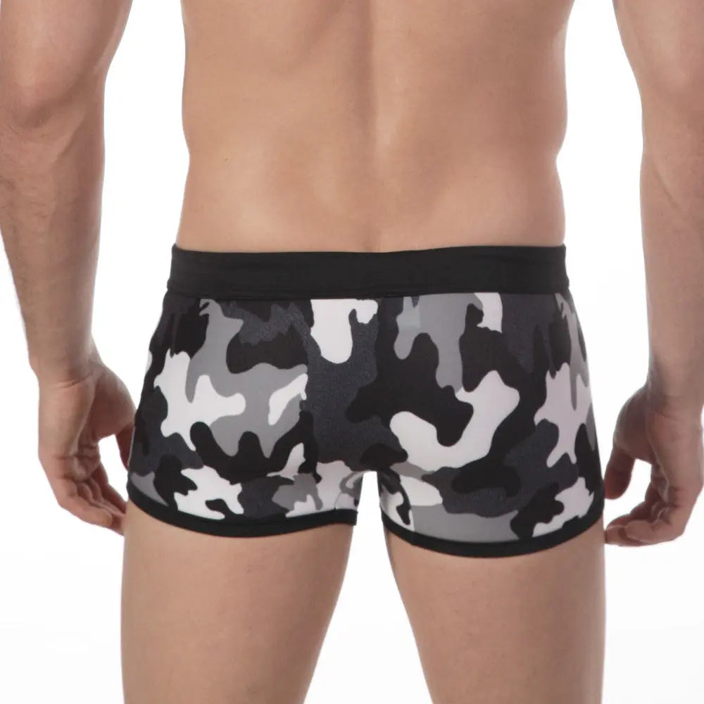 MetroMaleWear (M2W) メンズ カモフラージュグレー スイムボクサー 4926-81