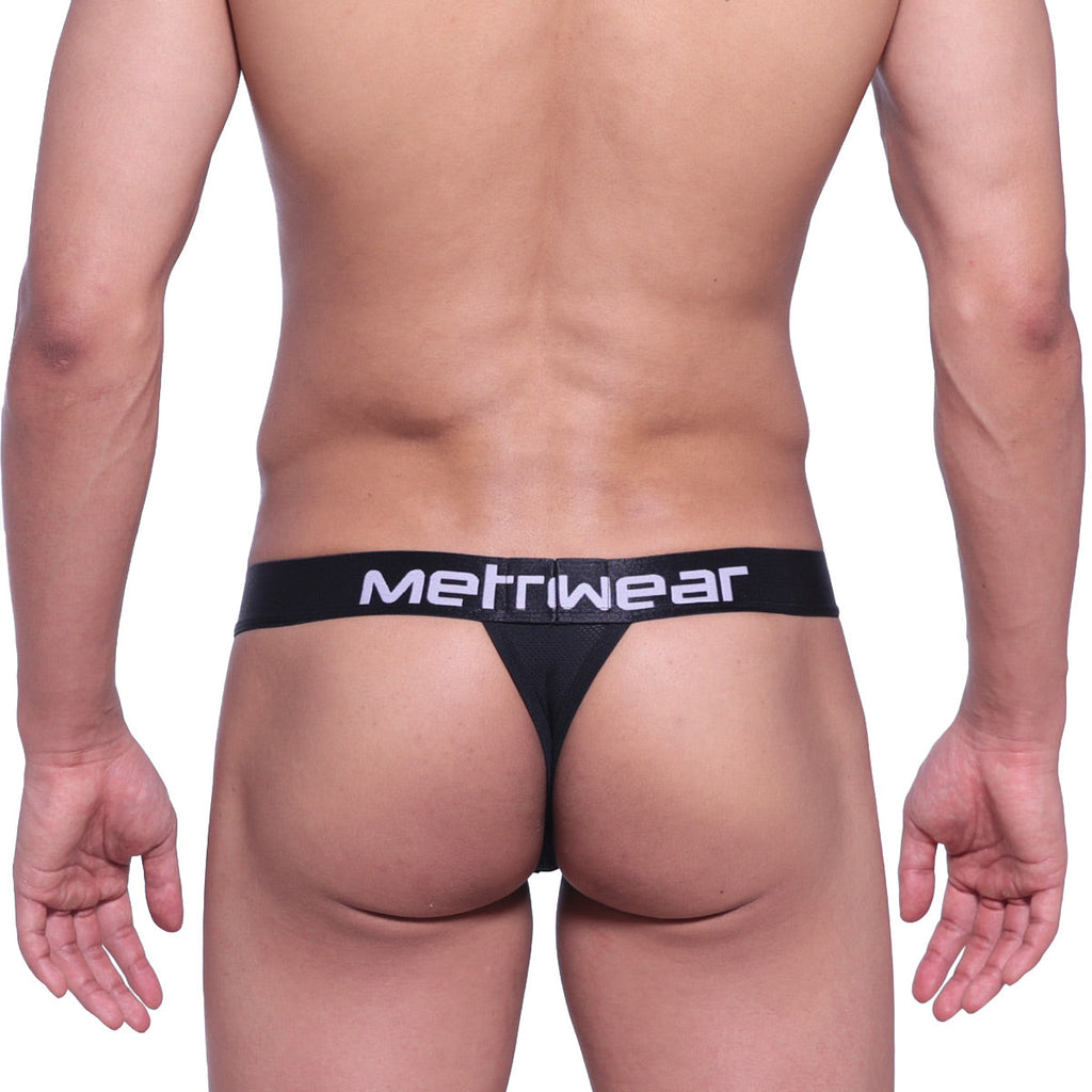 MetroMaleWear (M2W) Men's Max Bulge Thong Black 1502-20
