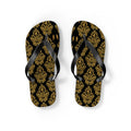 Maris Equi Men's Gold Baroque Flip-Flops