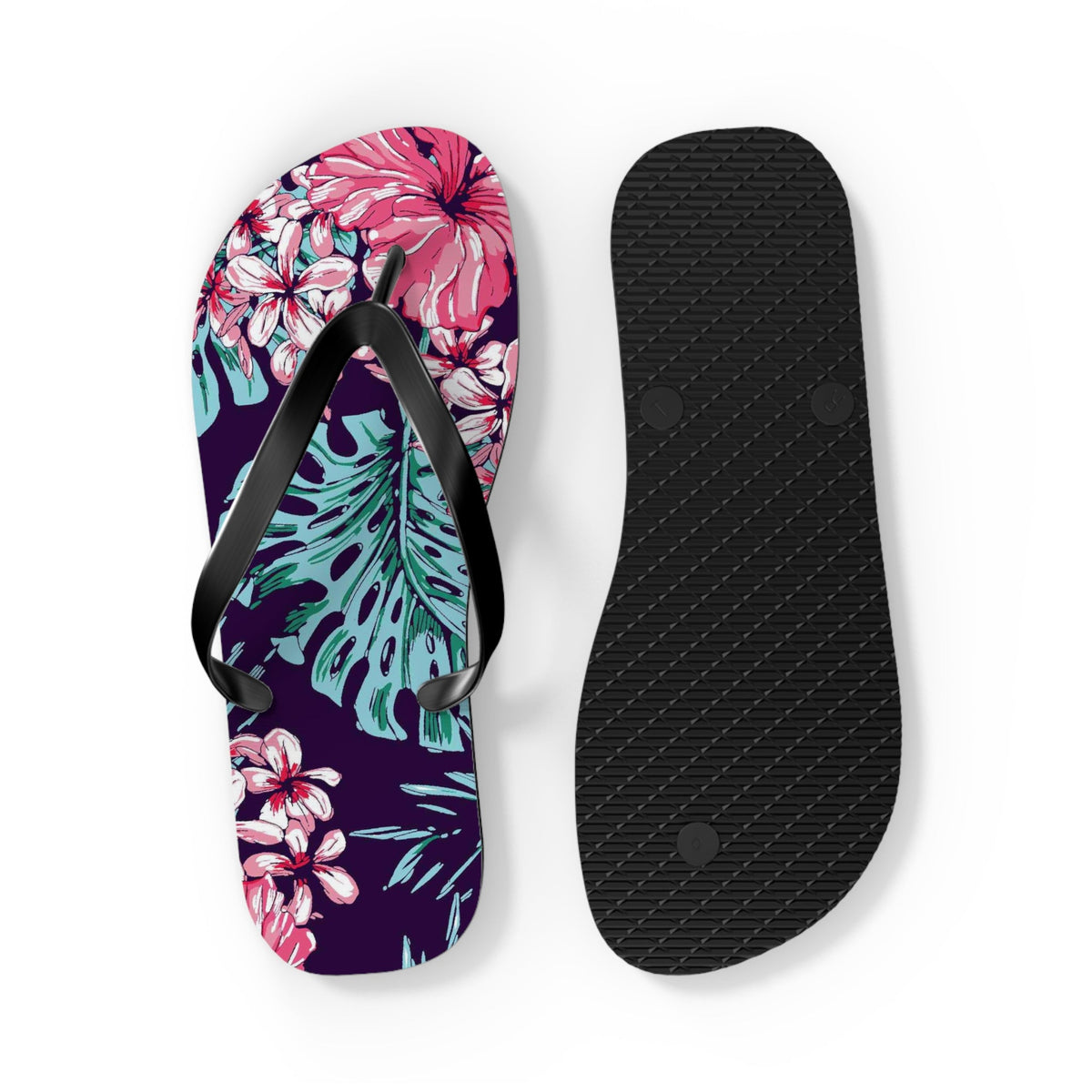 Maris Equi Men's Floral Print Flip-Flops