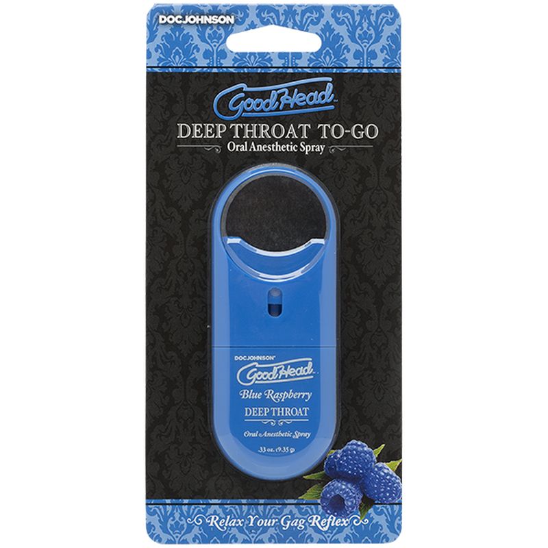 GoodHead GoodHead To-Go Deep Throat Spray Blue Raspberry 9ml