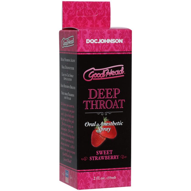 GoodHead GoodHead Deep Throat Spray Strawberry 59ml