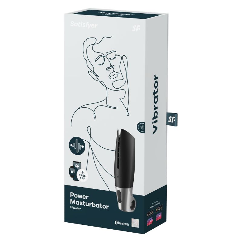 Satisfyer パワーマスタベーター ブラックシルバー