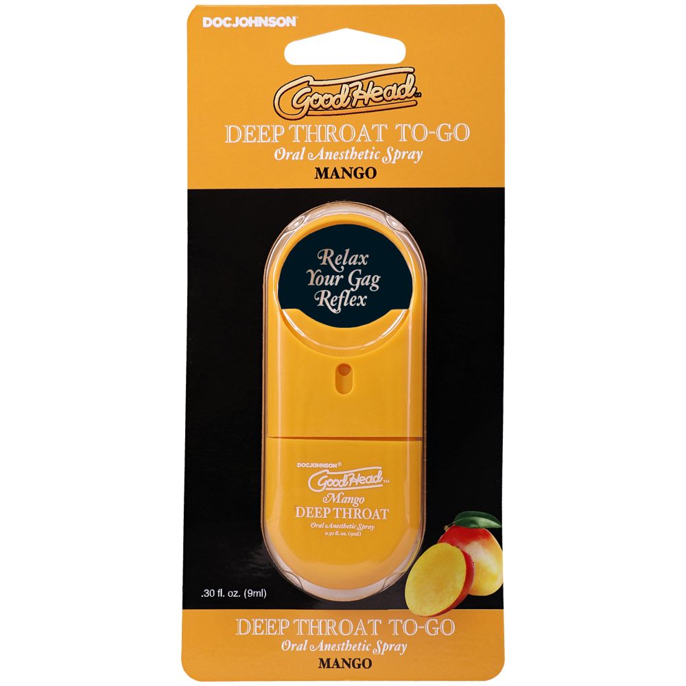 GoodHead GoodHead To-Go Deep Throat Spray Mango 9ml