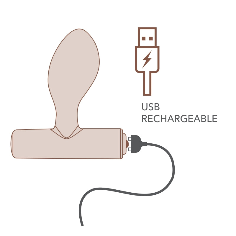 Rocks Off Nova Orbital Butt Plug Vibrator Blue