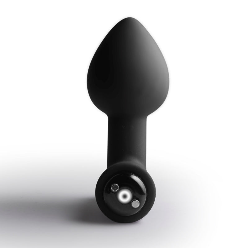 Rocks Off Nova Solaris Tapered Butt Plug Vibrator Black