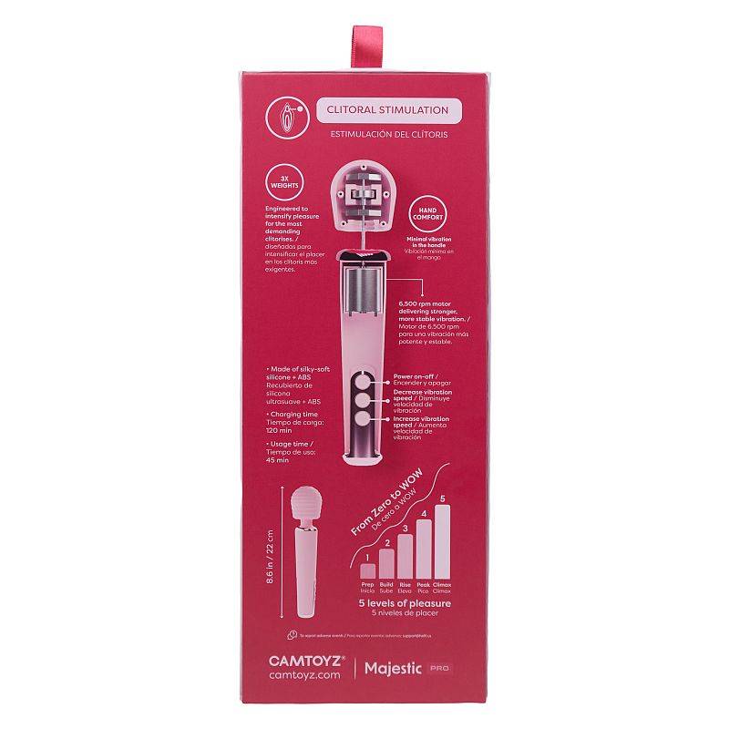 CAMTOYZ Intense App Controlled Wand Vibrator