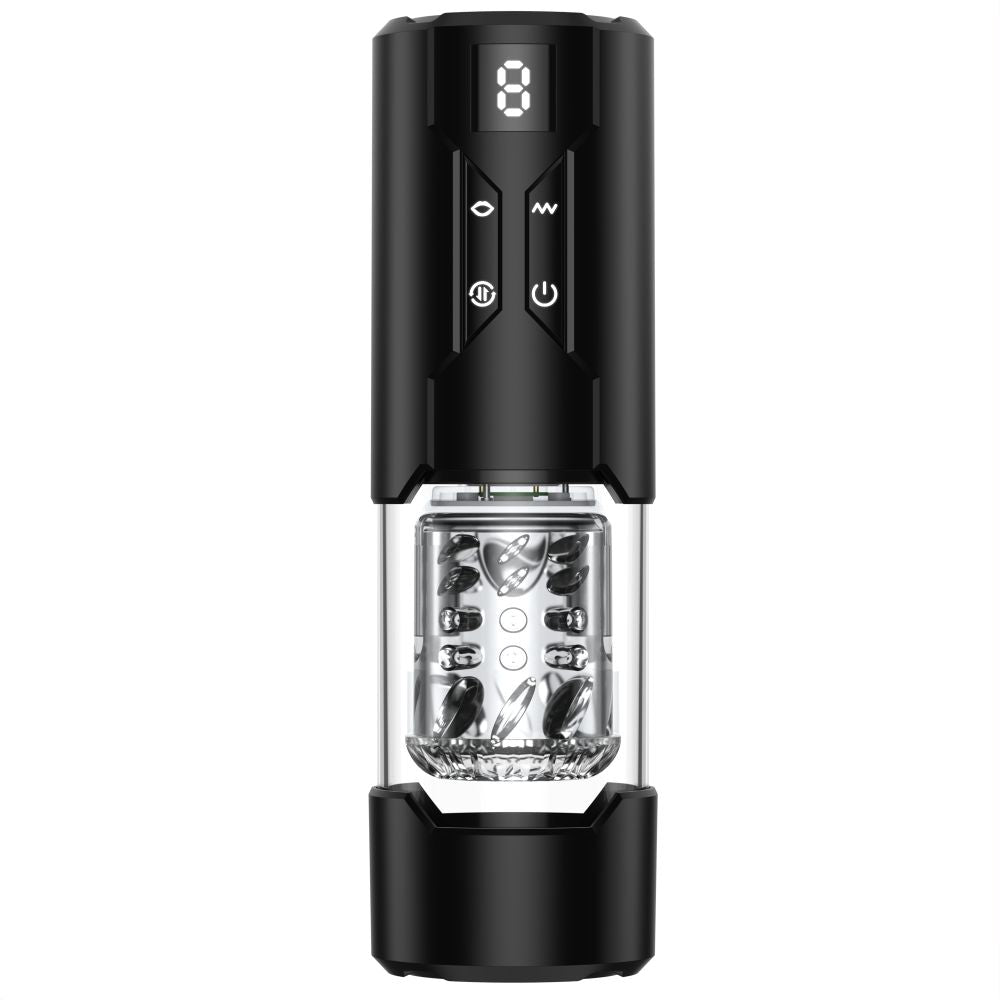 Daytona Man Valerian LCD Thrusting, Vibrating and Rotating Masturbator