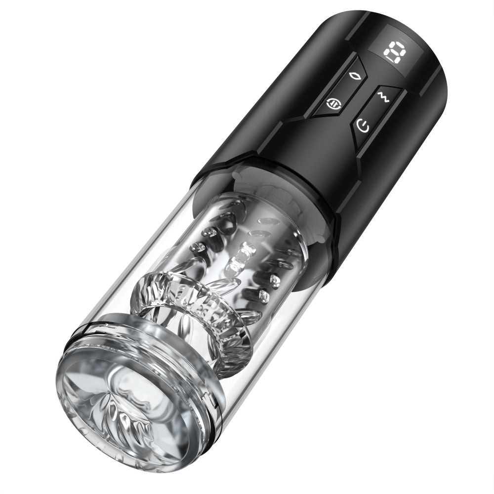 Daytona Man Valerian LCD Thrusting, Vibrating and Rotating Masturbator
