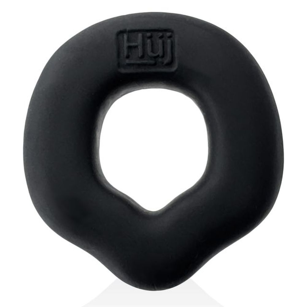 Hunkyjunk Fit Grips 2 Pc Ergo Cockring Black Red One Size