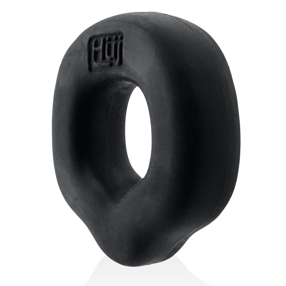 Hunkyjunk Fit Grips 2 Pc Ergo Cockring Black Red One Size