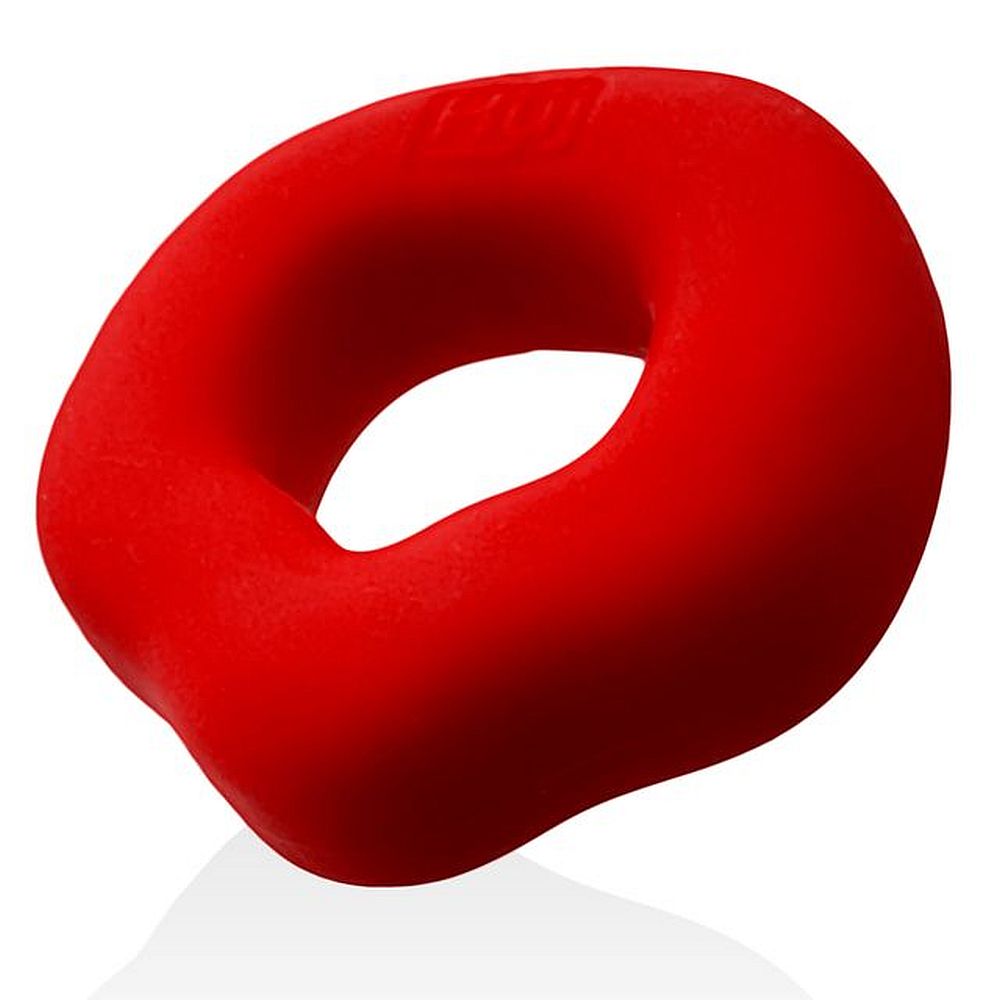 Hunkyjunk Fit Grips 2 Pc Ergo Cockring Black Red One Size