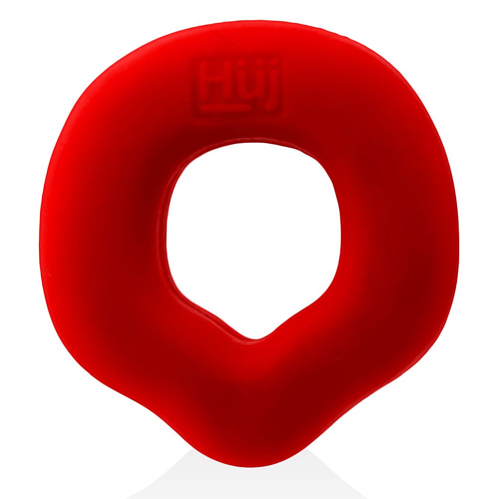Hunkyjunk Fit Grips 2 Pc Ergo Cockring Black Red One Size
