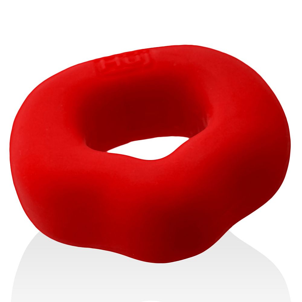 Hunkyjunk Fit Grips 2 Pc Ergo Cockring Black Red One Size