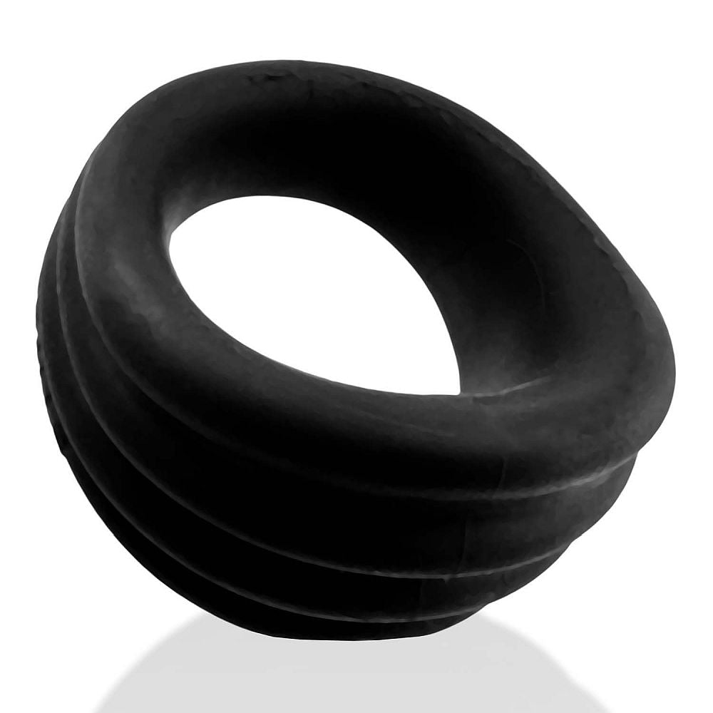 Hunkyjunk Expander Slim Scoop Cockring Black One Size