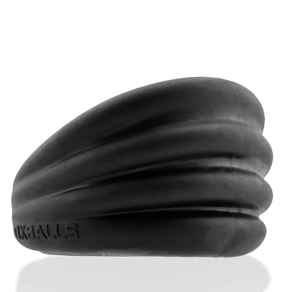 Hunkyjunk Expander Slim Scoop Cockring Black One Size