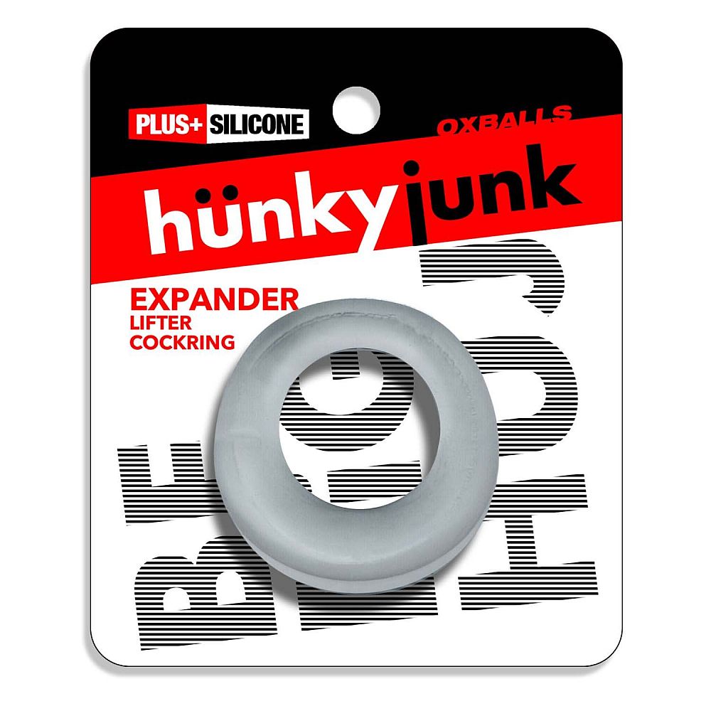 Hunkyjunk Expander Slim Scoop Cockring Clear One Size