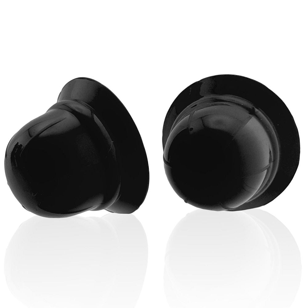 Hunkyjunk Nano Nips Nipple Sucker Silicone Black w Storage Case One Size