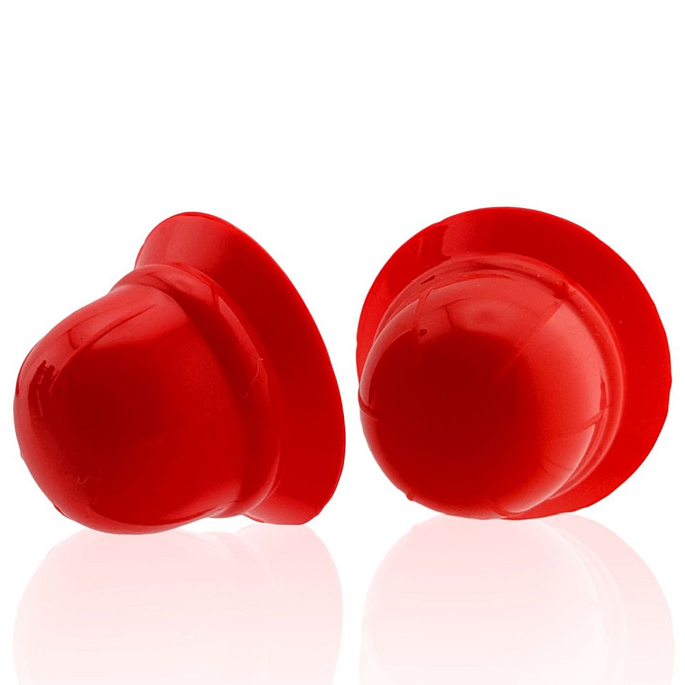 Hunkyjunk Nano Nips Nipple Sucker Silicone Red w Storage Case One Size