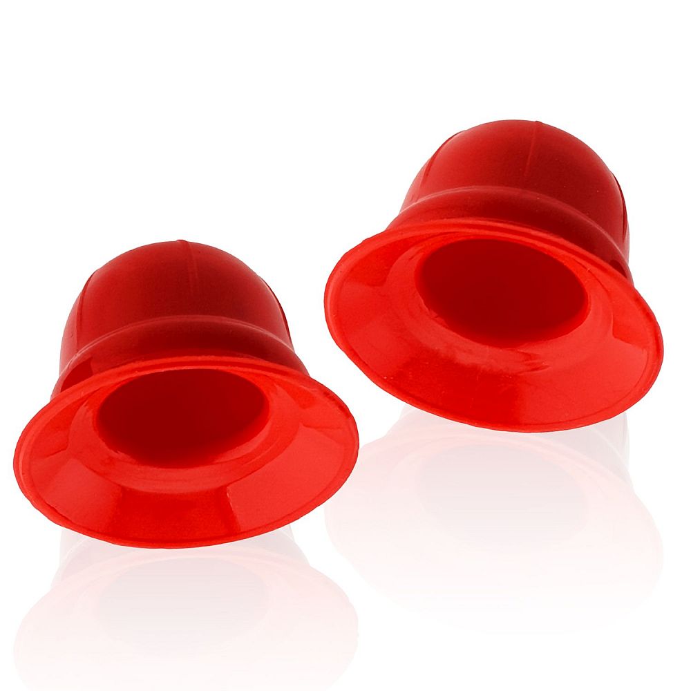 Hunkyjunk Nano Nips Nipple Sucker Silicone Red w Storage Case One Size
