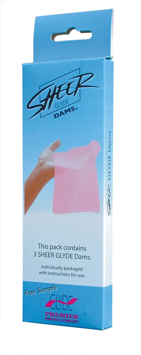 Blue retail box showing a hand holding a translucent pink sheet.
