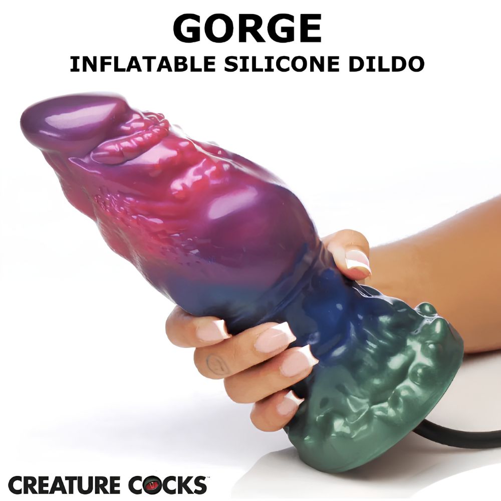 Creature Cocks Creature Cocks Gorge Inflatable Silicone Dildo