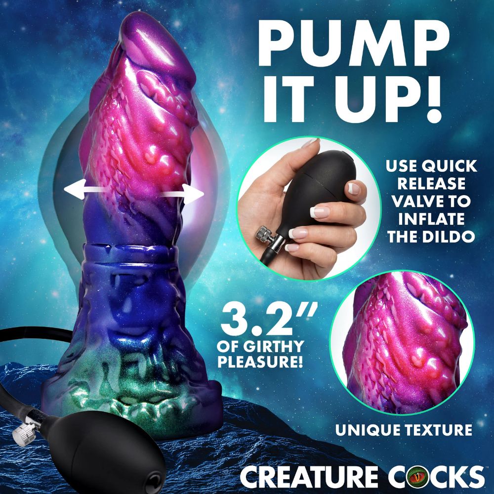 Creature Cocks Creature Cocks Gorge Inflatable Silicone Dildo