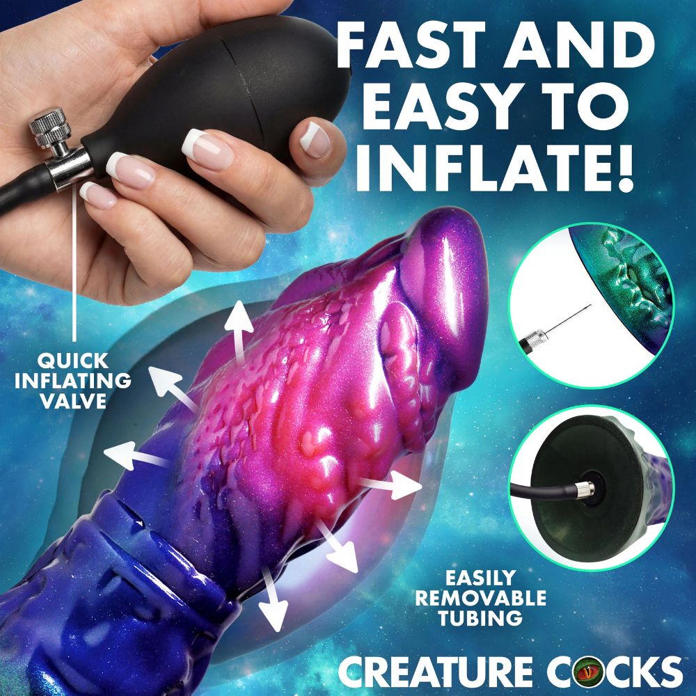 Creature Cocks Creature Cocks Gorge Inflatable Silicone Dildo