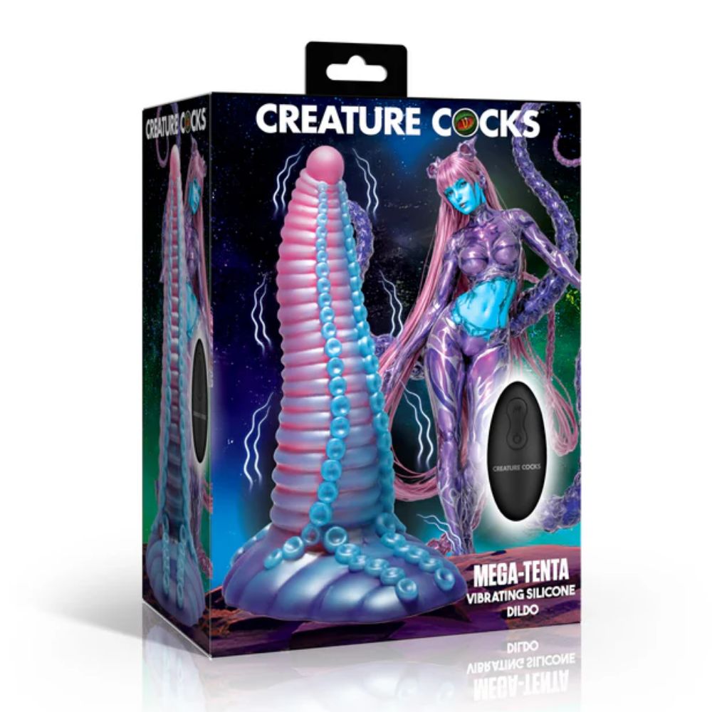 Creature Cocks Creature Cocks Mega Tenta Vibrating Silicone Dildo