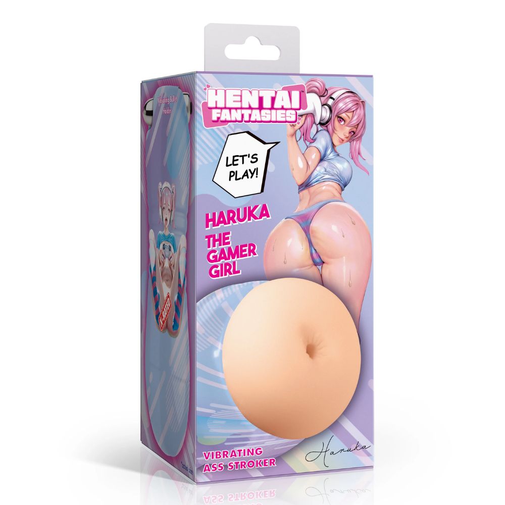 Hentai Fantasies Hentai Fantasies Haruka Gamer Girl Vibrating Ass Stroker