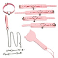 Master Series Naughty Kitty Bondage Set PU Leather 9 Pc