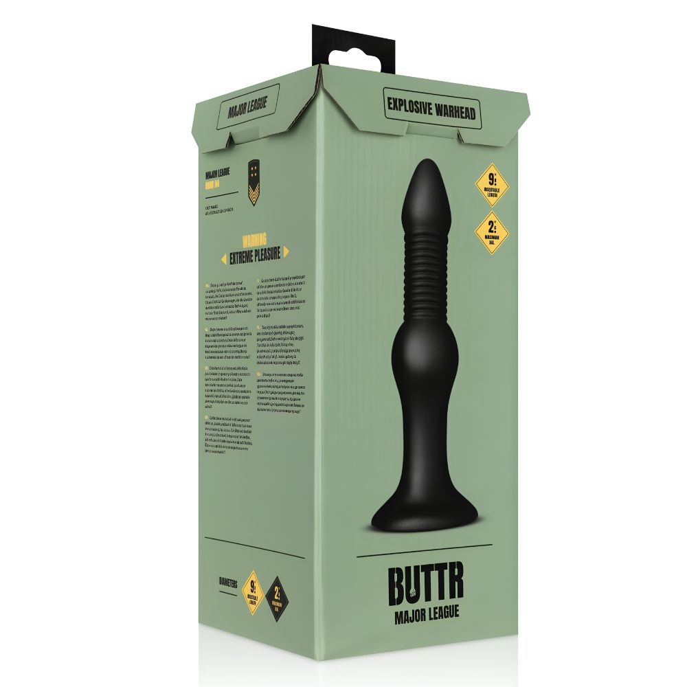 BUTTR BUTTR 워헤드 애널 XXL 딜도 10인치