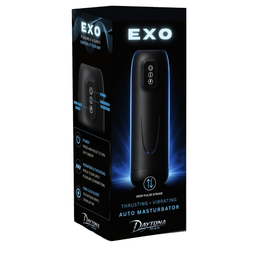 Daytona Man Exo Auto Thrusting Vibrating Masturbator