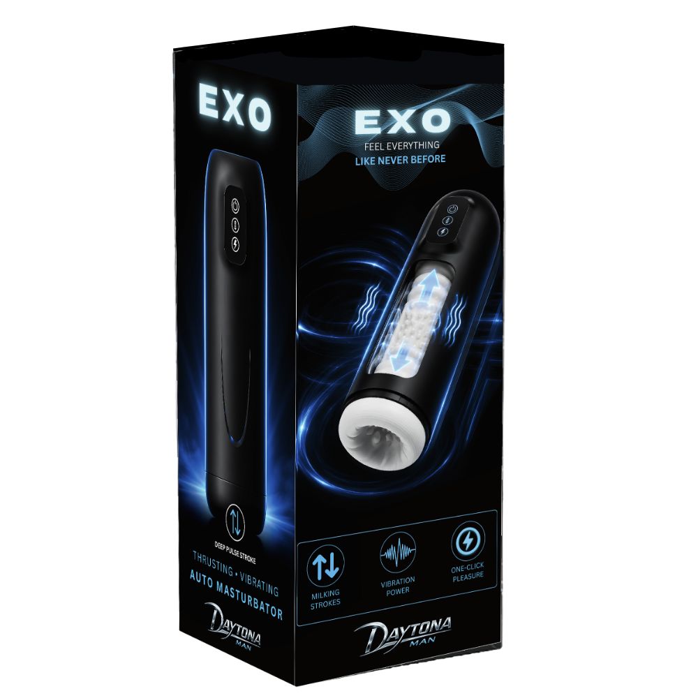 Daytona Man Exo Auto Thrusting Vibrating Masturbator