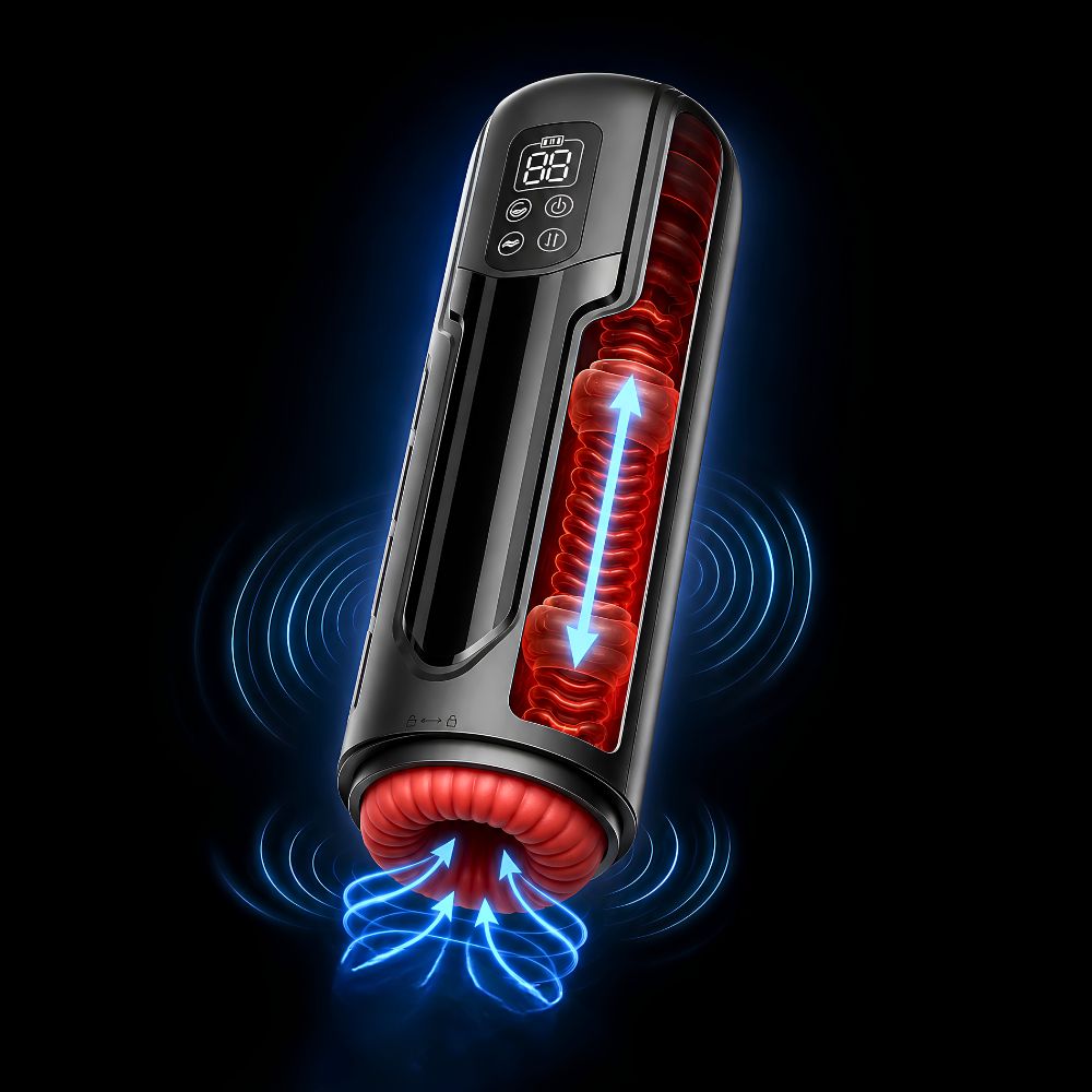 Daytona Man Obsidian Thrusting Sucking Vibrating Heating Masturbator