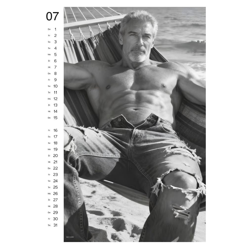 Calendar Sexy Men Wall Calendar 2027
