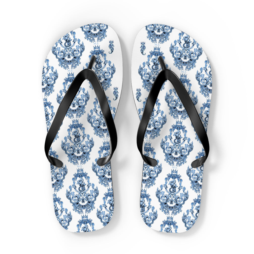 Maris Equi Men's Blue Baroque Flip-Flops
