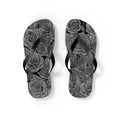 Maris Equi Men's Black Rose Flip-Flops