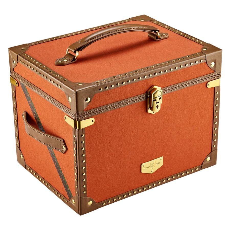 Wolf Ida Trunk Jewellery Box Orange
