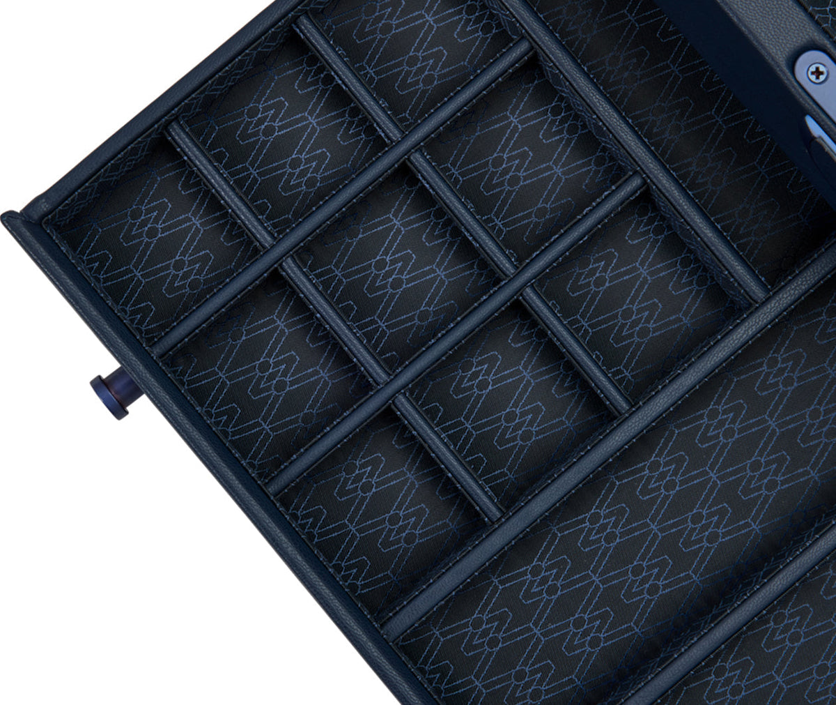 Wolf Earth Watch Stand Box Blue