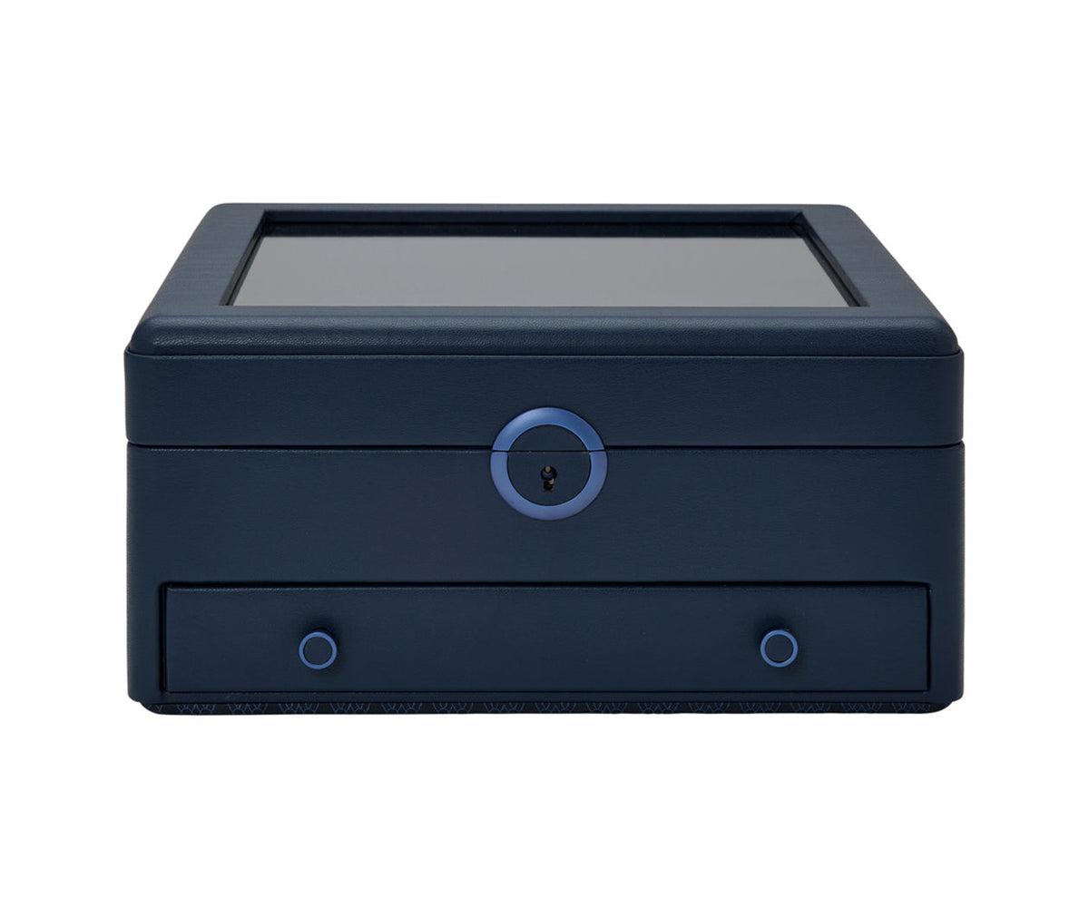 Wolf Earth Watch Stand Box Blue